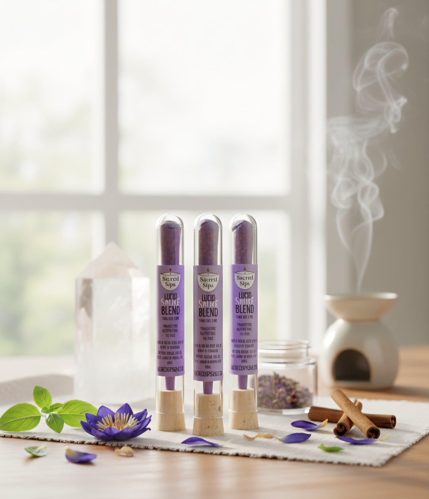 Lucid Blend Single Tube. Ready-to-Use Herbal Smoking Alternative